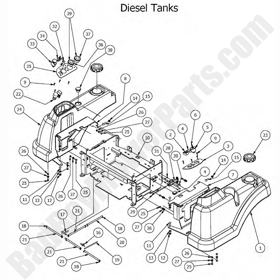 2017 Diesel - 1500cc - Fuel Tanks